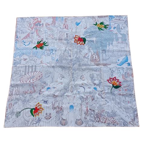 Hermes Animapolis 90cm Silk Scarf .